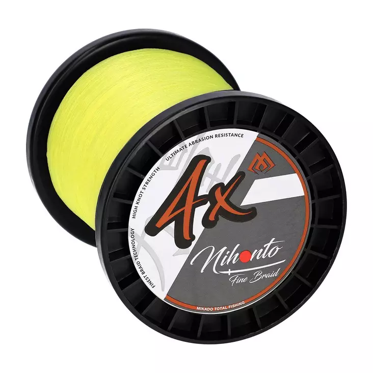 Mikado Nihonto Fine Braid 2100m Fluo Yellow - Flettesnøre - 5900637143833 - 1