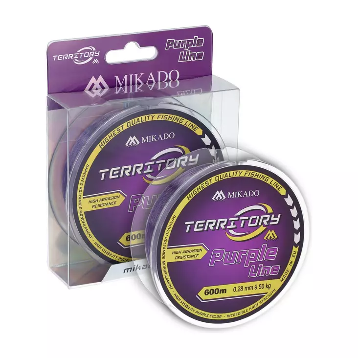 Mikado Territory Purple 600m - Monofilsnøre - 5900637815563 - 1
