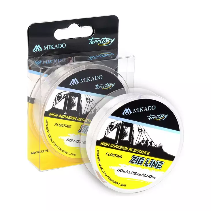 Mikado Territory Zig Line 0,30mm 60m - Fluorocarbon & stiv mono - 5900637015383 - 1