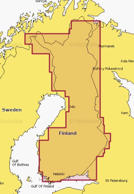 Navionics+ Finnish Lakes - Small card for old models - Kart - 6417512511643 - 1
