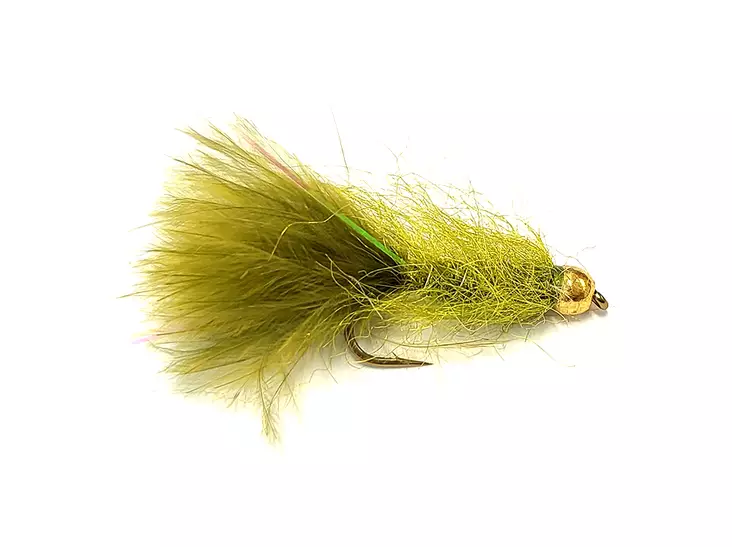 Olive Leech Tungsten Beadhead - Streamere og igler - 8859202532213 - 1