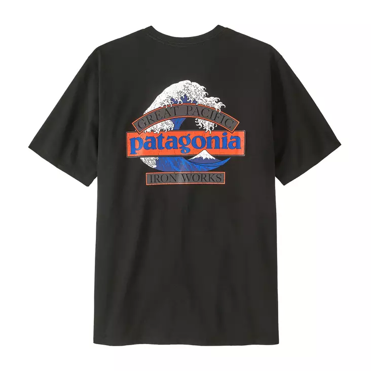 Patagonia Ms Great Waves Resp-T M BLK - T-skjorter - 198077792543 - 1