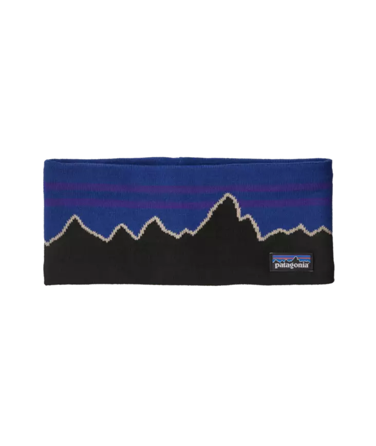 Patagonia Powder Town Headband Classic Fitz Roy P6 Blue - Luer - 198077864523 - 1