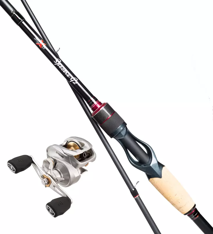 Saxa Spectre G2 8' 50-120g & 13Fishing Modus C2 - Kraftige fiskesett for gjeddefiske - 0701202313 - 1