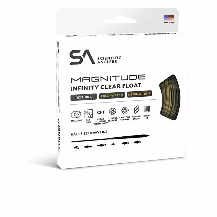 Scientific Anglers Magnitude Infinity Buckskin/10' Clear Tip - Flytteliner - 840309145213 - 2