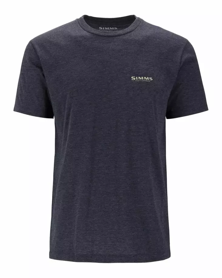 Simms Classic Tackle T-Shirt Navy Heather - T-skjorter herre - 694264679043 - 1