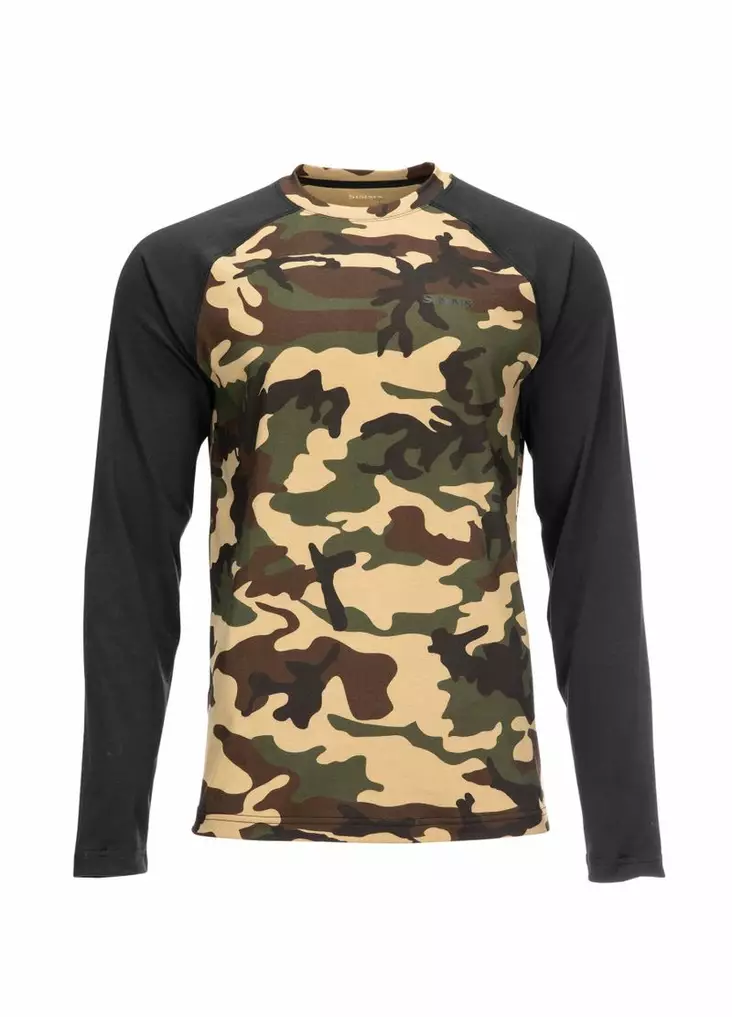 Simms Lightweight Baselayer Top CX Woodland Camo - Undertrøyer - 694264555293 - 2