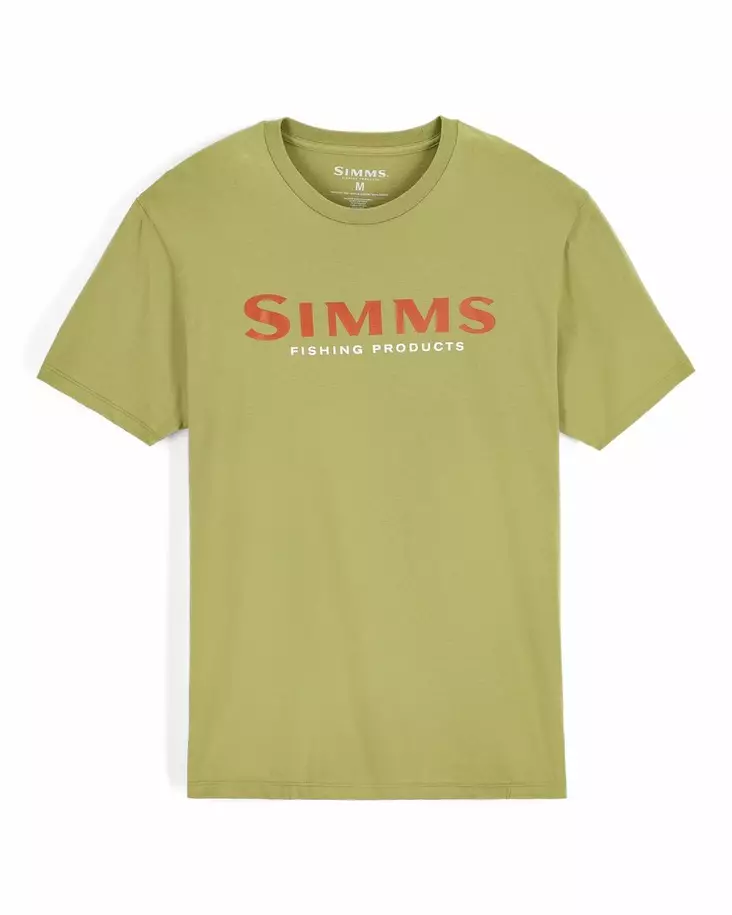 Simms Logo T-shirt Tent Green - T-skjorter herre - 694264694343 - 1