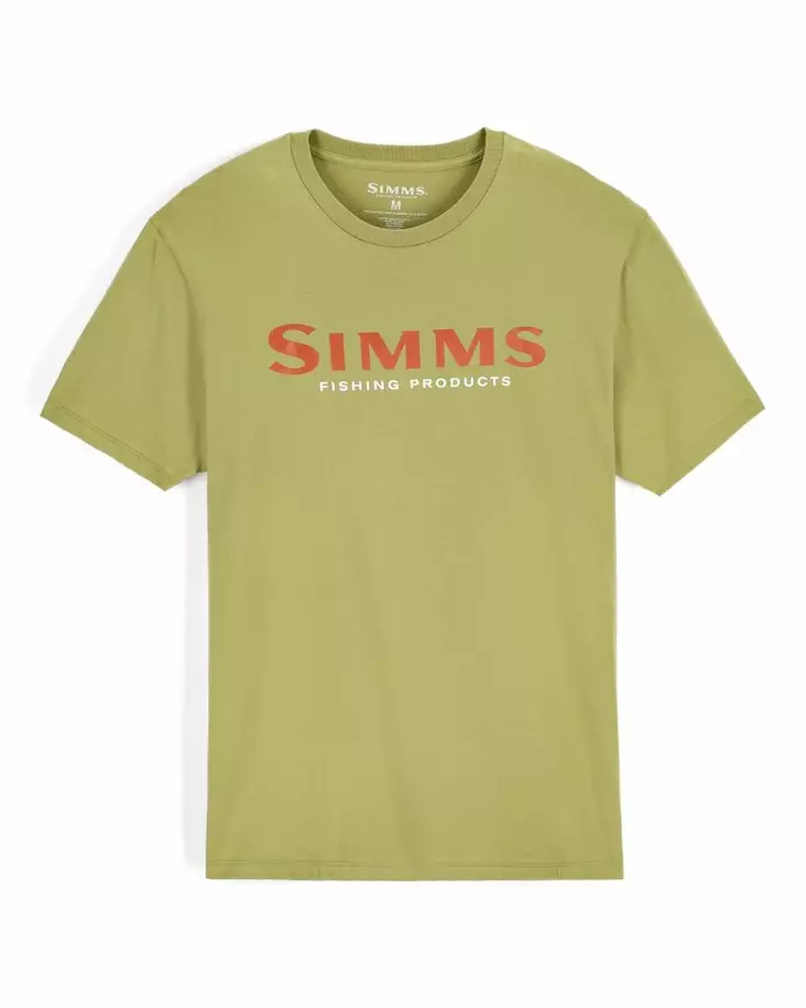Simms Simms Logo T-shirt Tent Green - T-skjorter herre - 694264694343 - 1