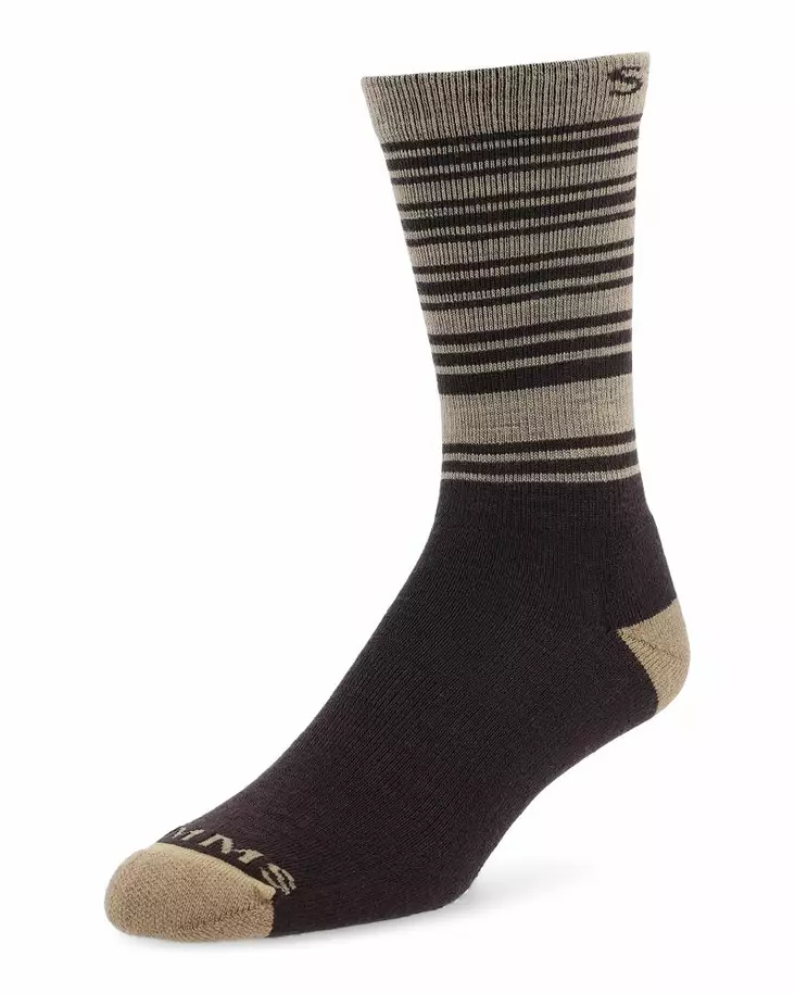 Simms Merino Lightweight Hiker Sock Hickory - Buffs og andre - 694264579893 - 2