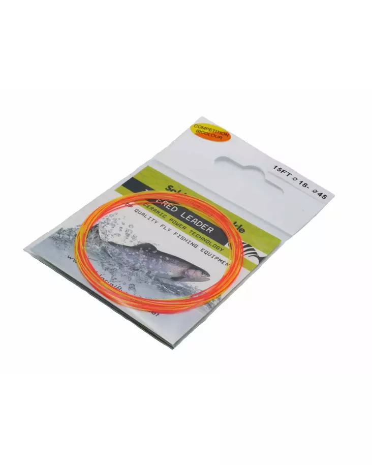 Soldarini Competition Bi-Colour 15ft Tapered Leader - Avsmalnende Nylon-fortommer - 8059016752023 - 1