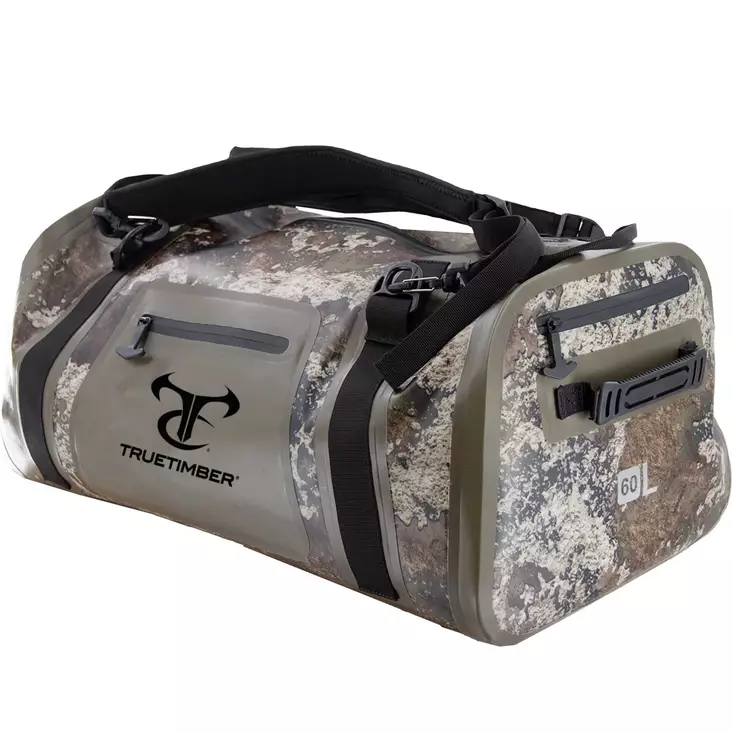 TrueTimber MistRiver Welded Dry Duffel 75L Strata/Olive/Black - Utstyrsvesker - 840194723763 - 1