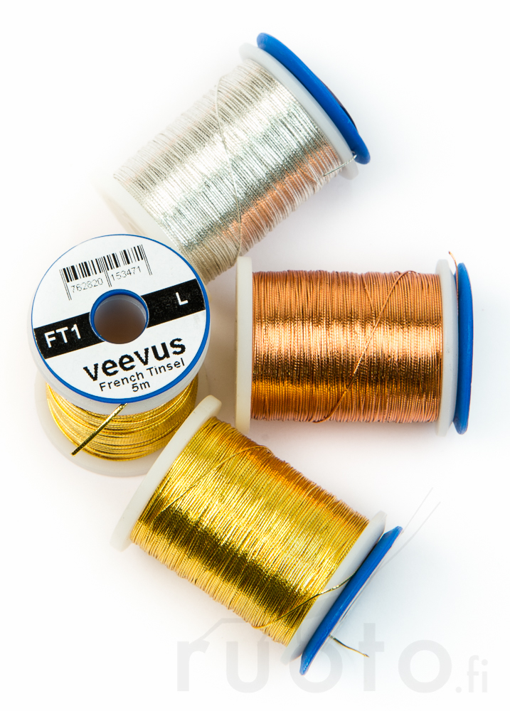 Veevus French Tinsel Large - Kroppsribb - 403001040303 - 1