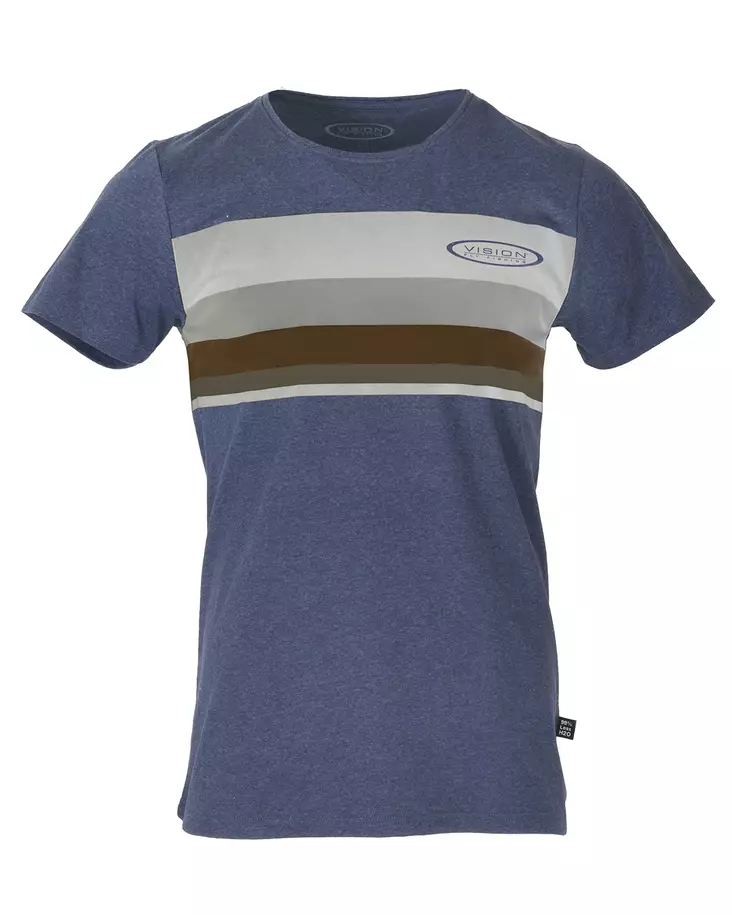 Vision Stripe T-Shirt Blue - T-skjorter herre - 6417512842303 - 1