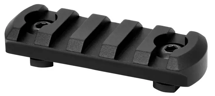 Warne M-LOK 5 Slot Rail, Black - Rifledeler - 656813107513 - 1