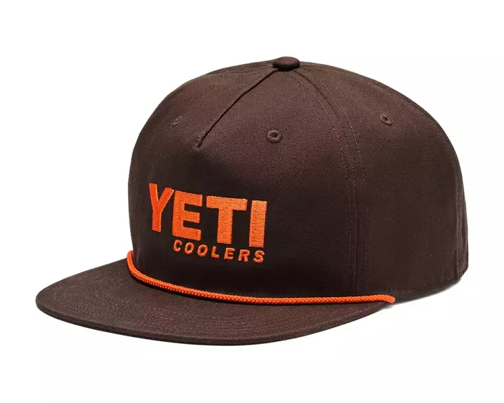 YETI Coolers Flat Brim Rope Hat Coffee - Andre hodeplagg - 888830627273 - 1