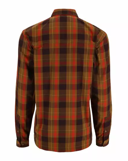 Simms ColdWeather Shirt Bronzeback Logan Plaid - Skjorter - 694264654484 - 2