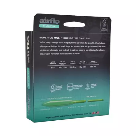 Airflo Superflo Max Ridge 2.0 GT Gangsta - Flytteliner - 614910107164 - 2