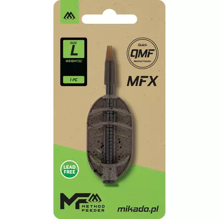 Mikado Method Feeder MFX Q.M.F. L 1 pcs - Flate & hybrid method feedere - 5900637126874 - 1