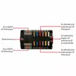 Oceanflex fuse box 6× ATO/ATC, 6× negative terminal - Batterier og elektrisk tilbehør - 7332467287414 - 2