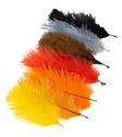 Silvergrey Mini Spey Ostrich Plumes - Øvrige fjær - 40450300044 - 1