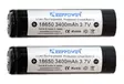Ultracom Battery 18650 Sanyo 2pcs - Ultracom hundesporer - 6970906550234 - 1
