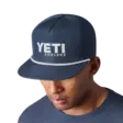 Yeti Flat Brim Rope Hat Navy - Caps - 888830270844 - 3