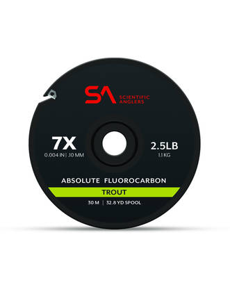 SA Absolute Fluoro Trout Tippet 0,20mm - Fluorkarbon fortomsmateriale - 840309135498 - 1