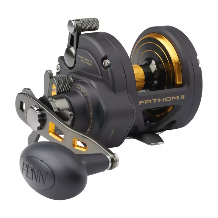 Penn Fathom II 25N Star Drag - Trolling- & spakbremsesneller - 031324046344 - 1