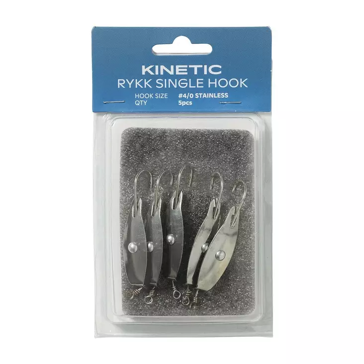 Kinetic Rykk Single Hook #4/0 - Circle- & J-kroker - 5707461328074 - 1