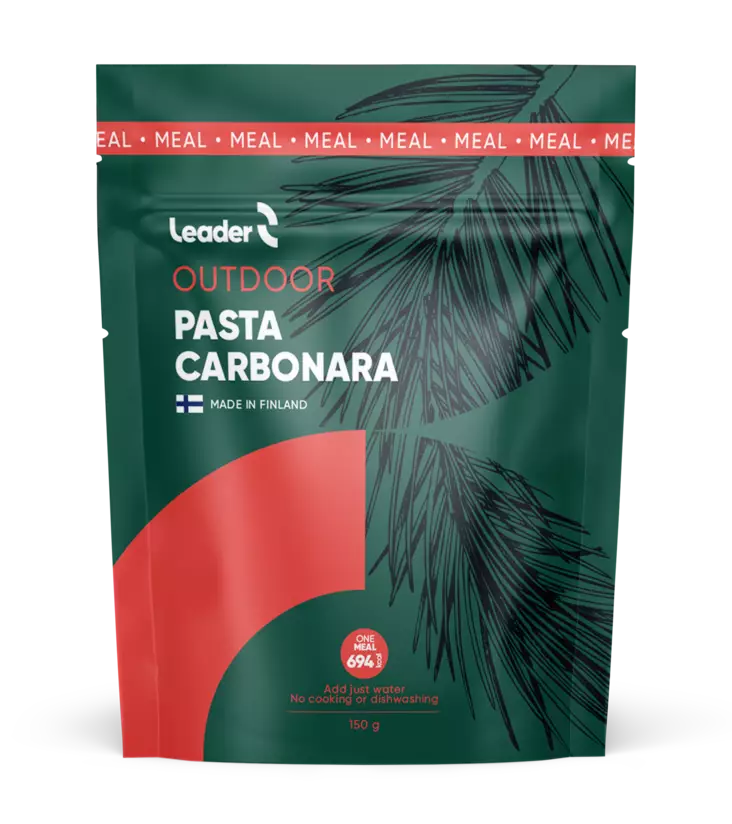 Leader Outdoor Pasta Carbonara 150g - Campingmatte - 6430080443284 - 1