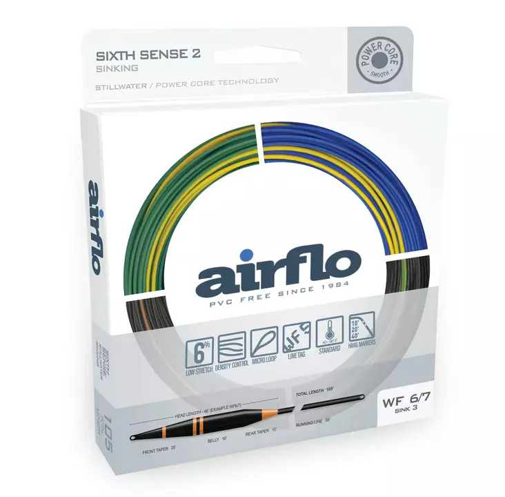 Airflo Sixth Sense Sink3 - Synklinjer - 614910117804 - 1