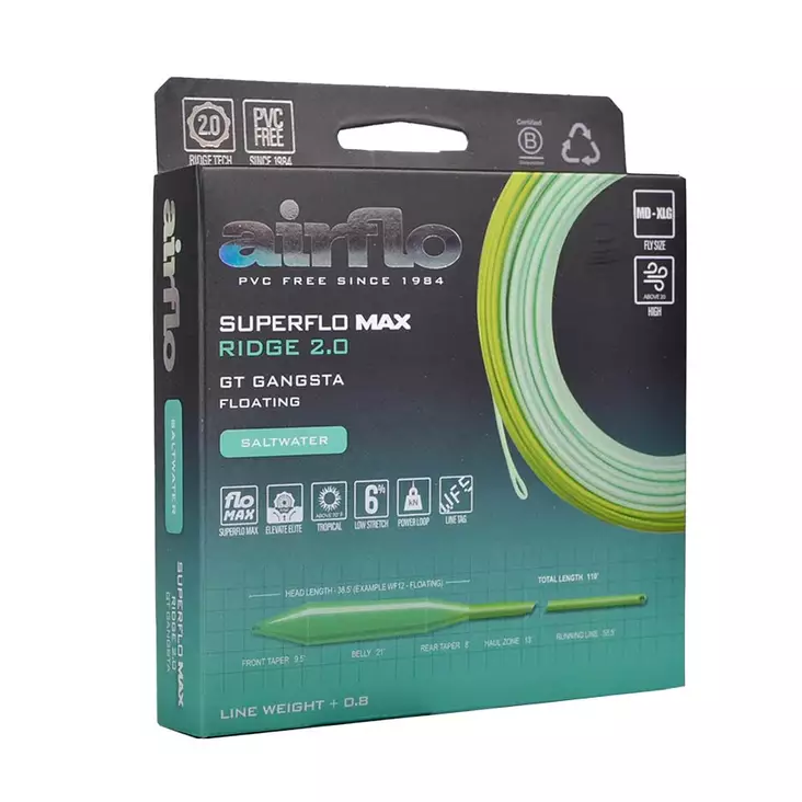 Airflo Superflo Max Ridge 2.0 GT Gangsta - Flytteliner - 614910107164 - 1