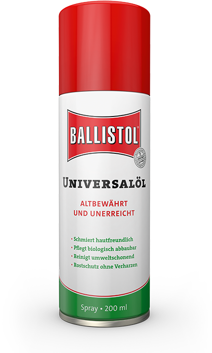 Ballistol Universal Oil Spray 200ml - Våpenoljer og -fett - 4017777217254 - 1