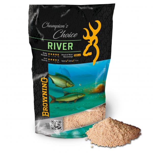 Browning Groundbait River 1kg - Mesk & boilies - 4029569397204 - 1