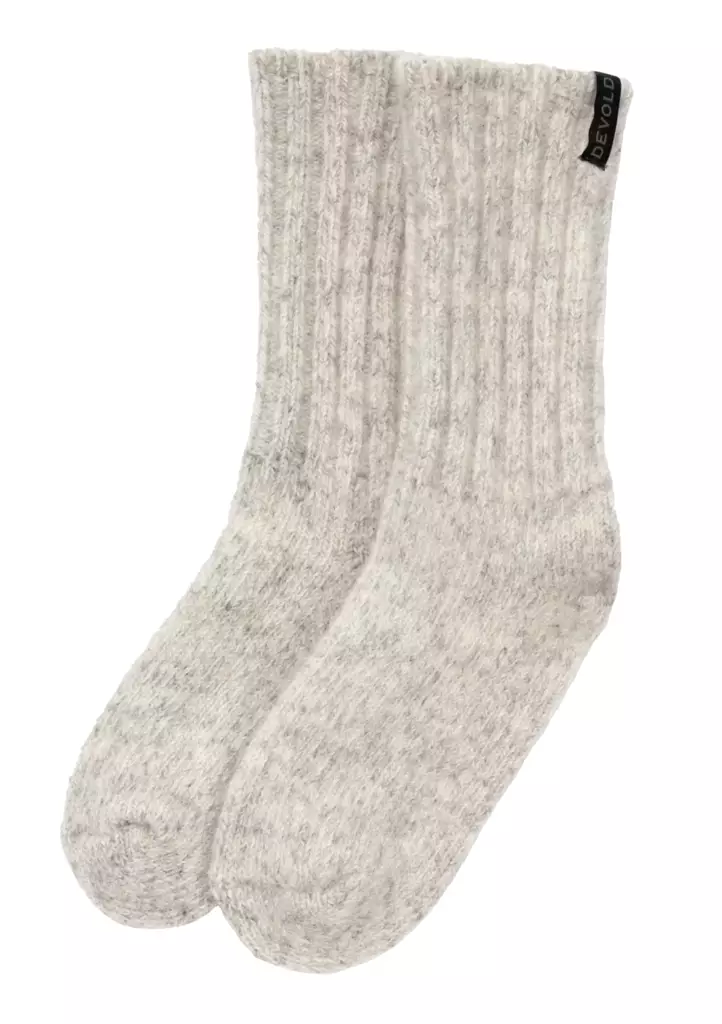 Devold Nansen Wool Sock Grey Melange - Buffs og andre - 7028567133064 - 1