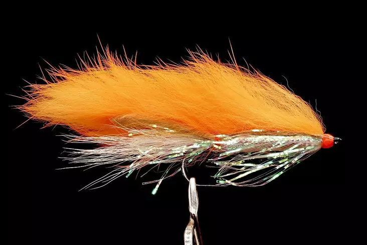Drags Devil Fl. Orange Streamer - Andre sjøørretfluer - 8859202530554 - 1
