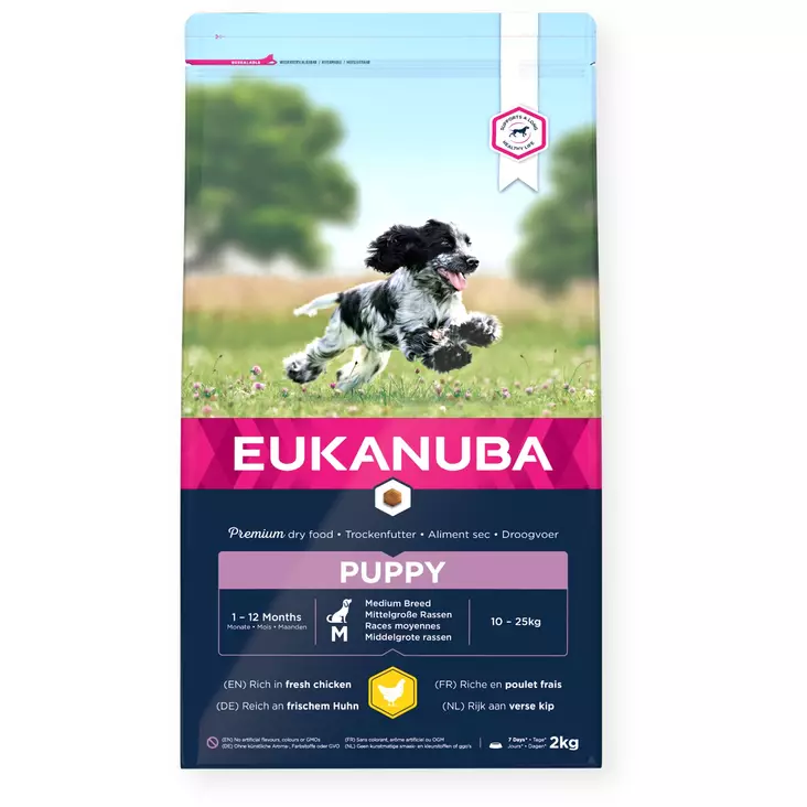 Eukanuba Dog Puppy Medium - Eukanuba hundefôr - 8710255122434 - 1