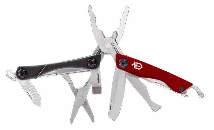 Gerber Dime Red - Multifunksjonsverktøy - 013658157514 - 1