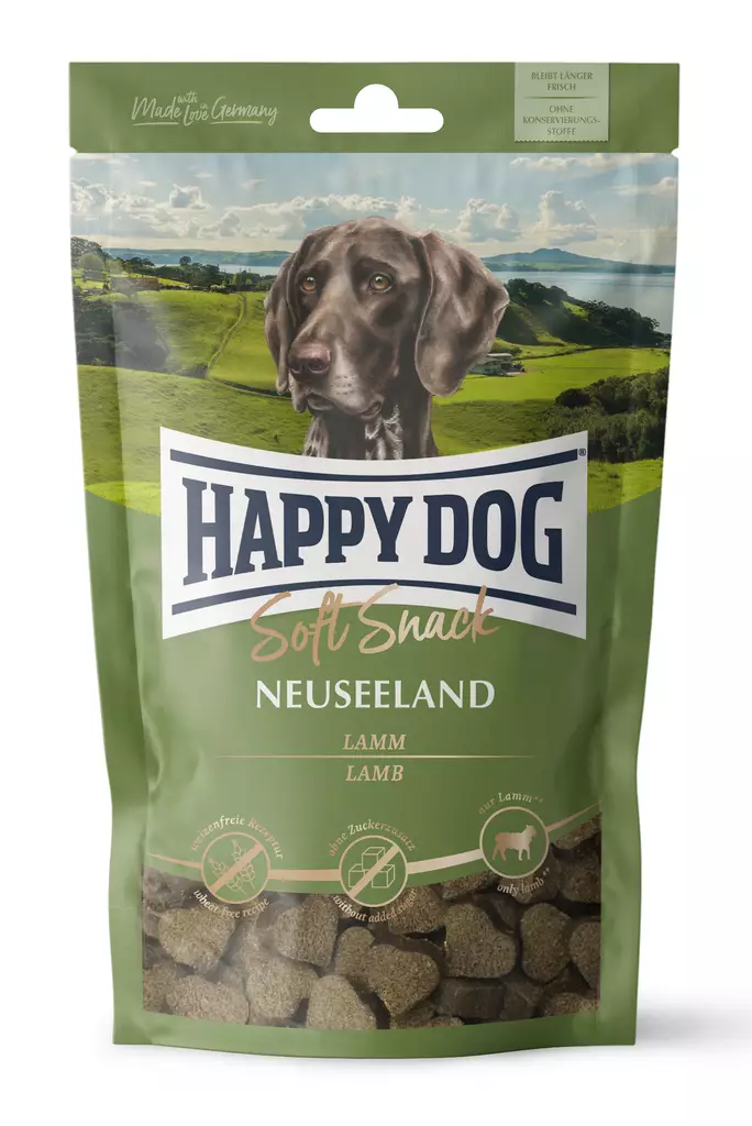Happy Dog Soft Snack Neuseeland 100g - Happy Dog Snack - treningsgodteri - 60684 - 1