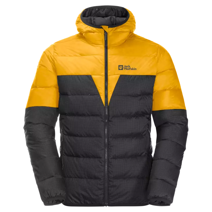 Jack Wolfskin Mens DNA Tundra Hoody Burly Yellow XT - Dunjakker herrer - 4064993512984 - 1