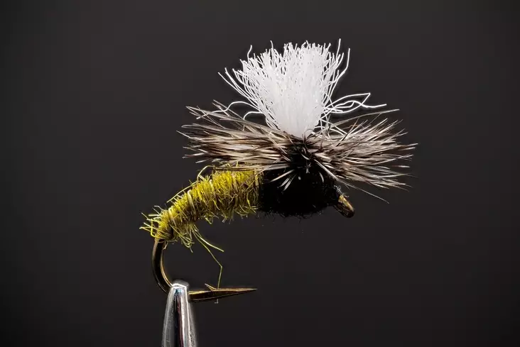 Klinkhamer Olive Salmon Dry Fly - Andre laksefluer - 8859202531124 - 1