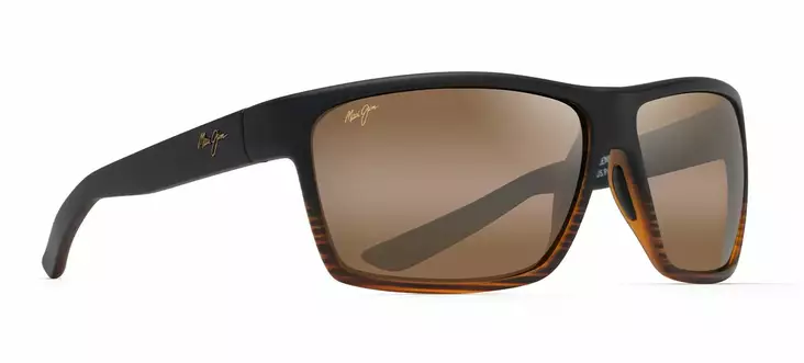 Maui Jim Alenuihaha - Dark Brown Stripe with HCL Bronze Lens - Glasslinser - 603429067304 - 1
