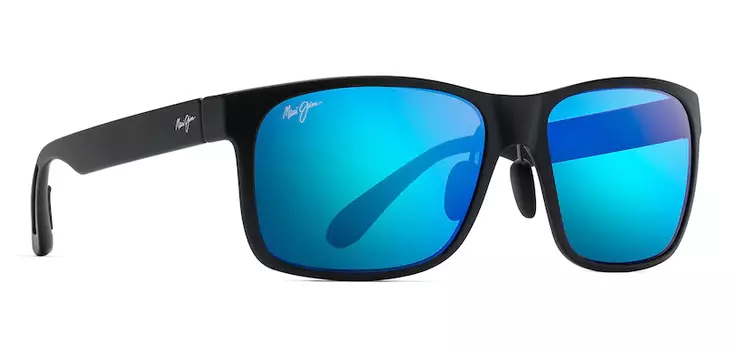 Maui Jim Red Sands - Matte Black Frame with Blue Hawaii Lens - Plastlinser - 603429041304 - 1
