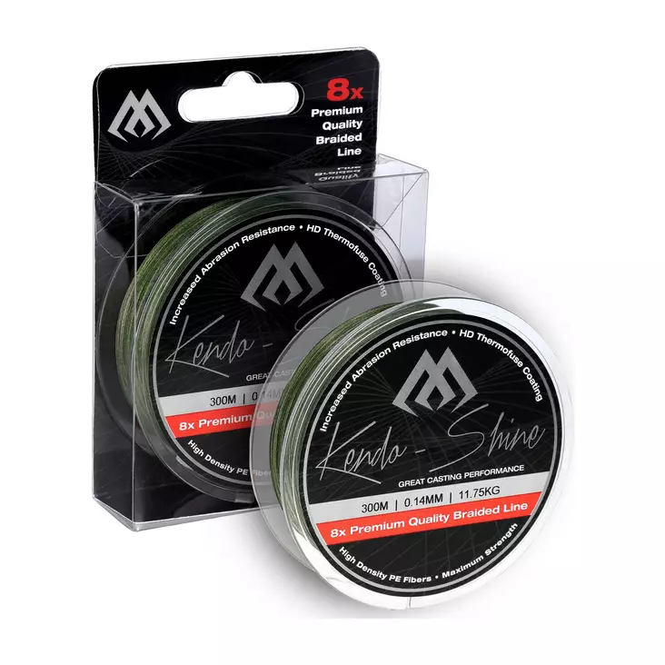 Mikado Kendo Shine 0,12mm 2100m Green - Flettesnøre - 5900637050674 - 1