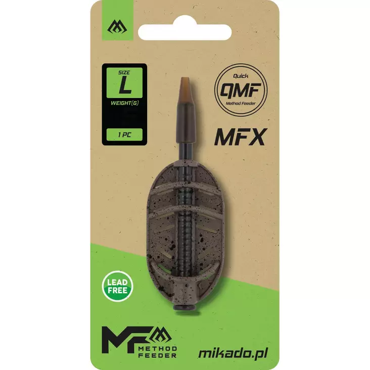 Mikado Method Feeder MFX Q.M.F. L 1 pcs - Flate & hybrid method feedere - 5900637126874 - 1