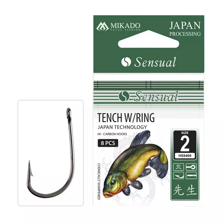 Mikado Sensual Tench with Ring #2 - Kroker med øye & spade - 5900637711964 - 1