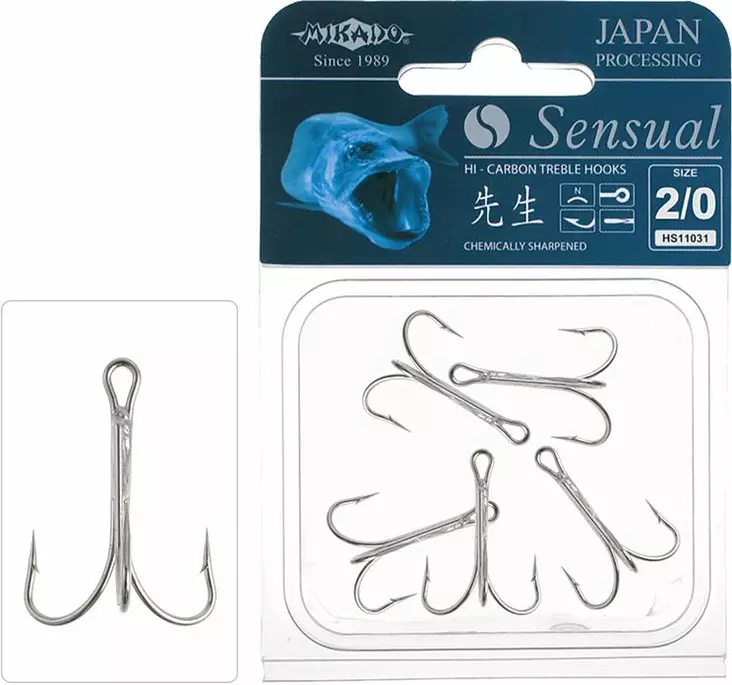 Mikado Sensual Treble Hook Sea - Kroker - 5900637615354 - 1