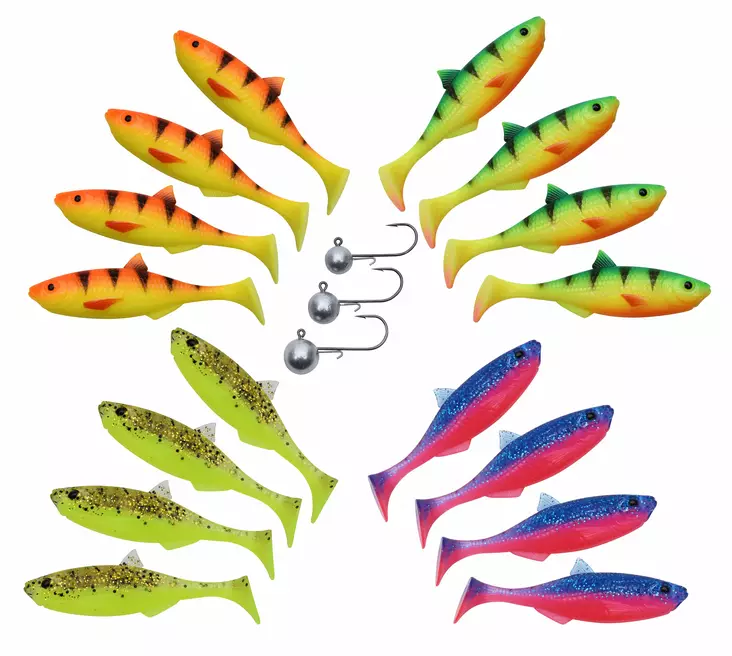 Patriot Baitfish 6cm Dark Water Mix - Lappfiskjigger - 6417512539364 - 1