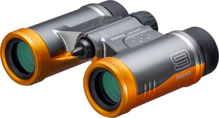 Pentax Binoculars UD 9x21 Gray Orange - Tradisjonelle kikkert - 4549212301834 - 1